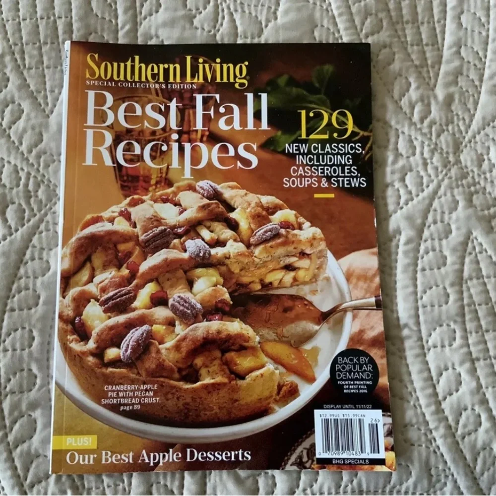 Best Fall Recipes/Special Collector’s Edition/Southern Living Magazine